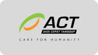 Logo Aksi Cepat Tanggap (ACT) Klien Cerah Creative