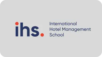 Logo International Hotel Management School (IHS) Klien Cerah Creative