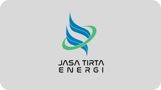 Logo Jasa Tirta Energi (JTE) Klien Cerah Creative