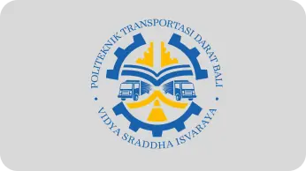 Logo Politeknik Transportasi Darat Bali (Poltrada Bali) Klien Cerah Creative