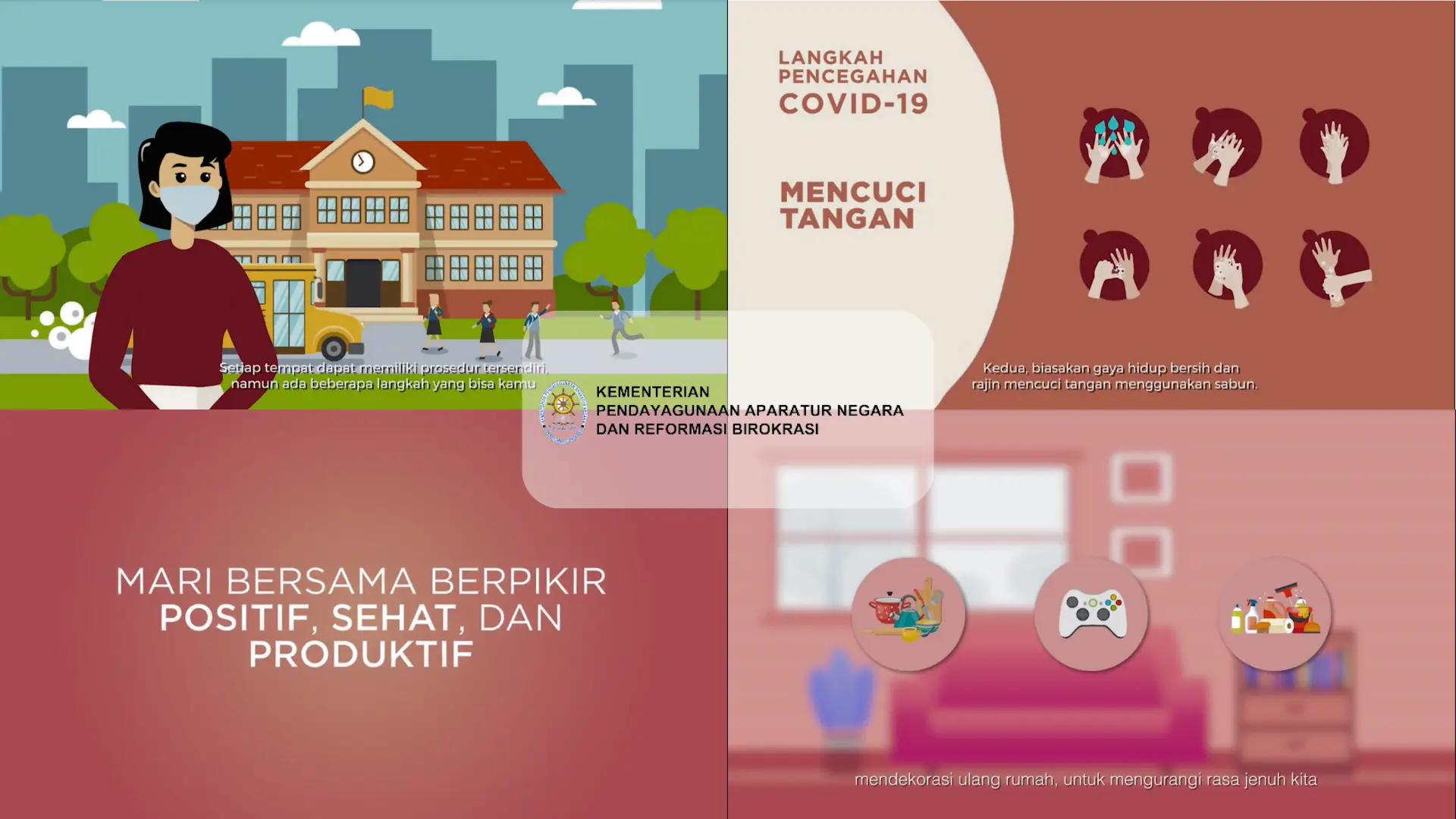 Kementerian Pendayagunaan Aparatur Negara dan Reformasi Birokrasi Republik Indonesia - SP4N-LAPOR! Instagram Content